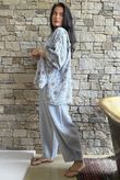 Hush Pillow Cotton Spot On Nero Boyfriend Shirt Cloud Grey